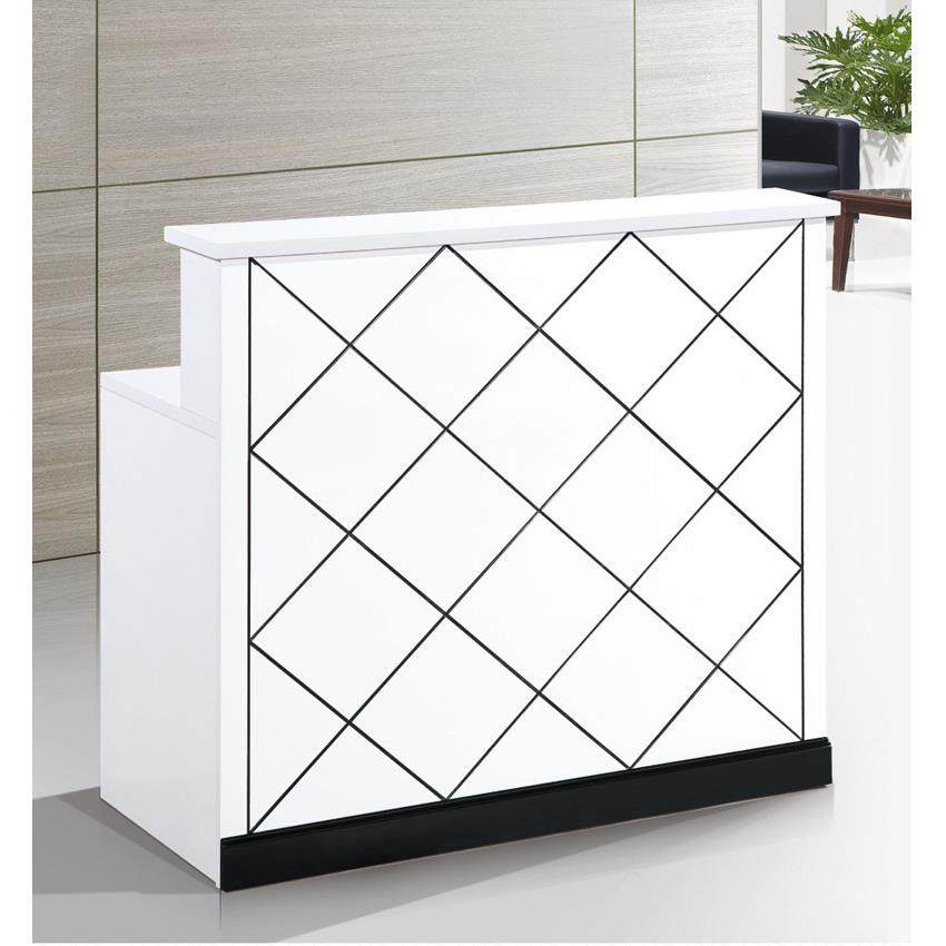 烤漆前台桌公司办公接待台简约现代迎宾台收银台服务咨询台811