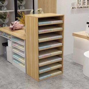 鲜花店包装纸收纳柜多层可抽拉画室画纸柜幼儿园卡纸摆放架置物架