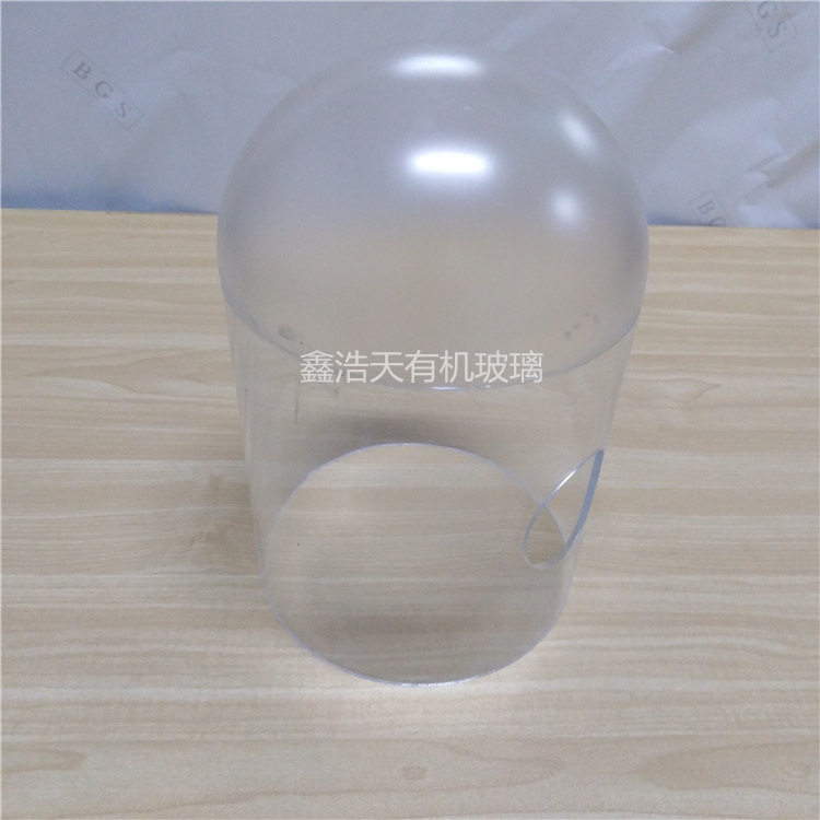 亚克力圆管罩有机玻璃罩子防尘罩透明储物罩圆柱形展示罩发光灯罩