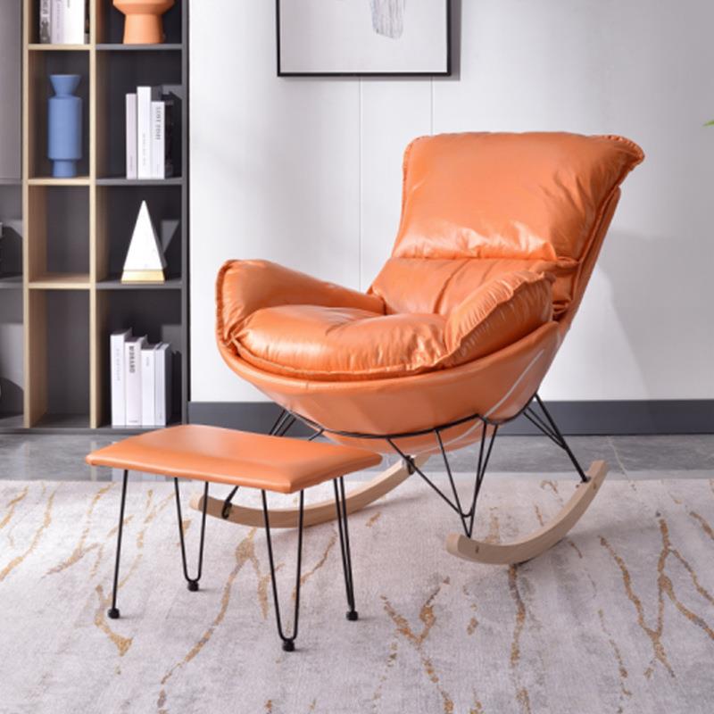 摇椅躺椅单人沙发椅客厅懒人摇摇椅北欧阳台休闲椅大人龙虾椅