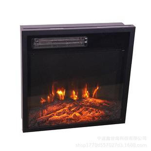 适合电商18寸装 带电加热取暖仿真火焰电壁炉芯 饰柜壁炉嵌入式