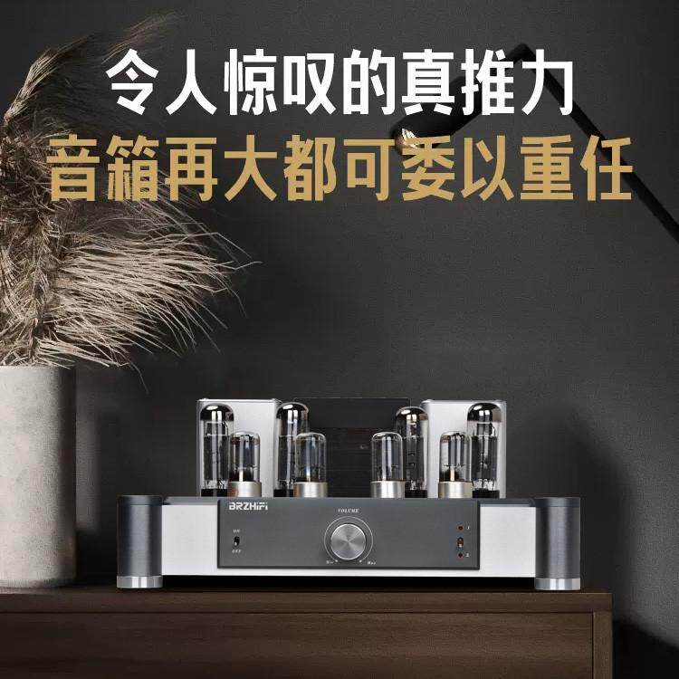A40纯胆EL34电子管推挽发烧胆机功放机人声利器功率40WX2推力强大