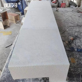 透光混凝土坐凳户外清水混凝土景观坐椅长凳园林透光水泥树池景墙