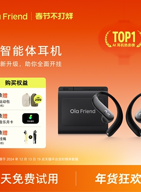 Ola Friend字节跳动豆包AI智能体耳机开放式不入耳蓝牙运动耳机