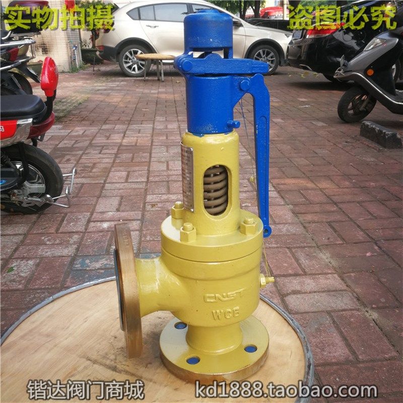 铸钢法兰安全阀A48Y-16弹簧式全启式A47Y锅炉蒸汽高温高压2寸DN50