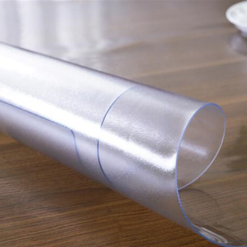 PVC软质玻璃桌布 透明 磨砂台布 水晶茶几垫 塑料防水餐桌布