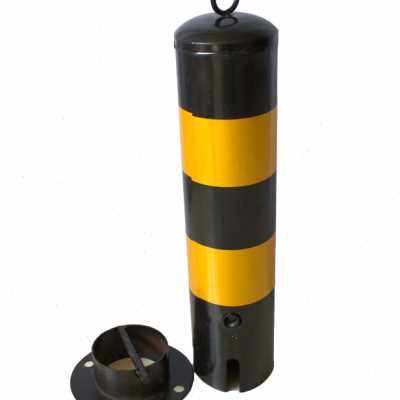 极速挡车桩防撞路桩请勿泊车隔离地D桩禁止停车桩固定铁立柱带锁