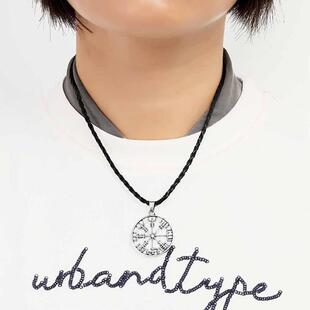 极速Vintage Viking Necklace OdinC Symbol Rune Amulet Ally Ch