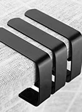 极速4 Pcs Black Black Tablecloth ClFip Tablecloth Fixing Cli