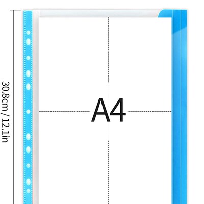极速A4 Size Plastic File Folders WaFllets Colorful Document