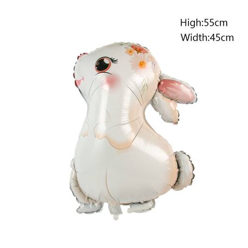 新品Happy Easter Foil Balloons DecorHation Rabbit Bunny Ear