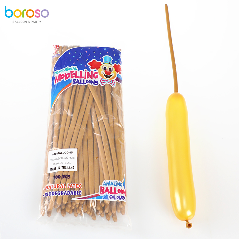 极速BK260魔术长条进口u气球2克单色儿童生日派对装饰动物编制造