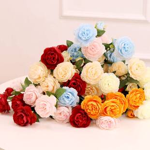 新品Heads Peony Simulastion Flowers Fake Flowers Silk Flower