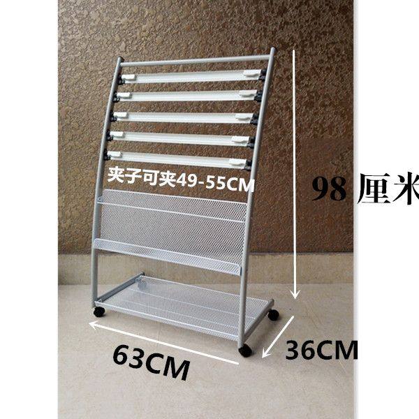 极速报纸架报刊架书报架展示架宣传资料架夹报纸架T子落地创意包