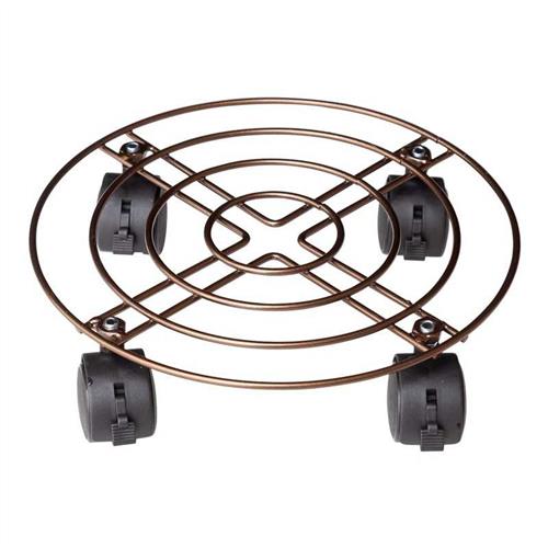 极速泡脚木桶木盆滑轮移动花w架底座花托带万向滑轮子花盆托盘移