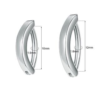 极速2023 14G Sliver Plrate Navel Piercing Simple Belly Ring