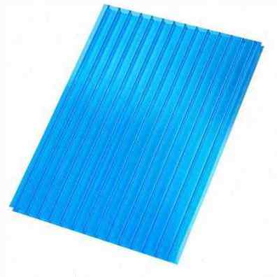 极速厂促新款厂销中空pc阳光板透明雨棚耐力板5mmU户外隔热婚庆顶