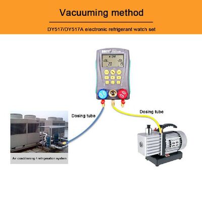 极速DY517 Refrigeration Meter Set 0-600J0 Kpa Digital Manifo