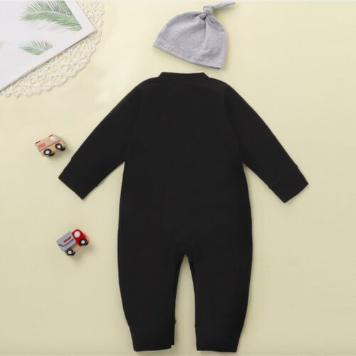 极速Baby Boy Clothes Romper+yLong Pants+Hat 3PCS Outfits Set