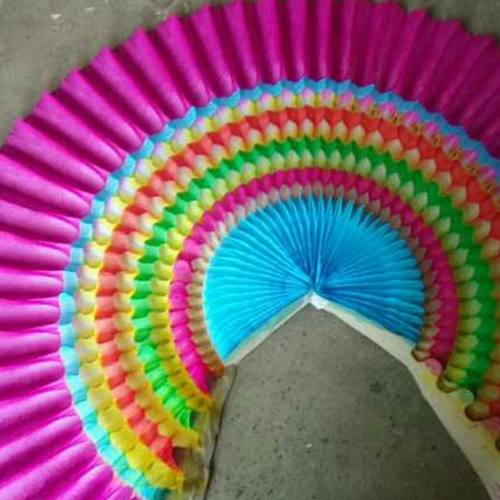 极速殡葬a葵花拉花拷贝纸彩色影印纸拉花丧葬纸蝶花彩纸纸围子方