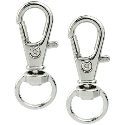 极速50a Pcs Swivel Clasps Lanyard Snap Hook,Metal Swivel Lan