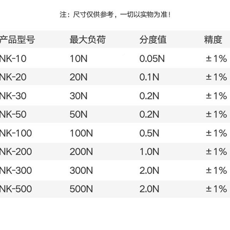 极速新品.NK-500针式推拉力计 z机 械表盘N测力计可携式压力表指