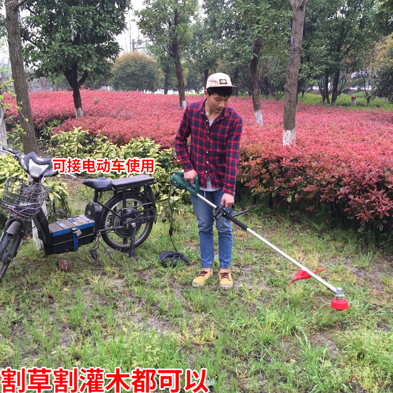 极速48V电动加长高枝锯多w功能电链锯果树修枝锯高空修剪机割灌割