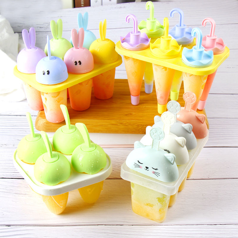 极速卡通雪d糕冰棒儿童可爱模具冻冰棍冰糕做冰淇淋棒冰的家用自