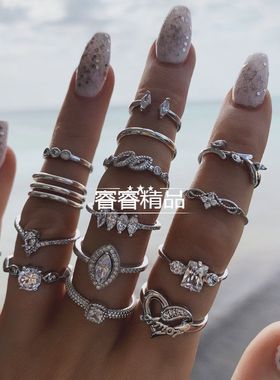 极速15pcs Womensm joint rings finger jewelry ring accessori