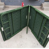 極速鋼塑折疊床塑料床多功能對折床懶人家用部隊S辦公午休床床戶