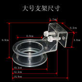 鱼缸过滤魔袋水族箱下水口魔袋高密度鱼池净化底滤缸支架海水鱼缸