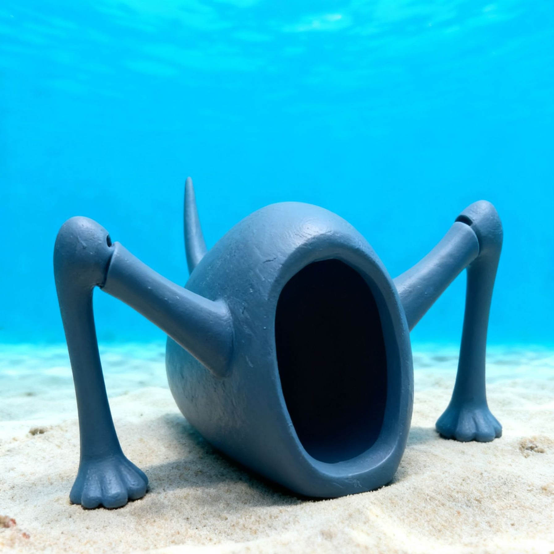 无头食海者恐怖大嘴海怪玛雅手办3d打印关节可动摆件创意新奇玩具