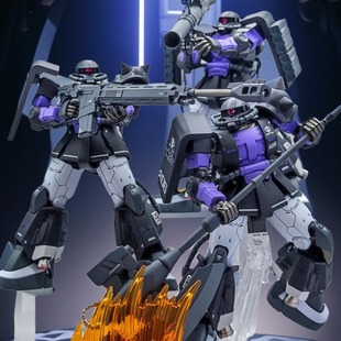 黑色三连星唯美hg扎古马克兔MKII拼装模型机甲玩具精神力元祖高达