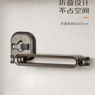 吸盘折叠晾衣架阳台家用隐形伸缩晒晾衣杆室内挂衣架室内晾衣神器