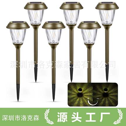 厂家直销太阳能户外灯庭院灯LED防水花园装饰灯走道花台氛围灯