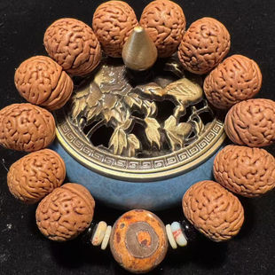 脑纹桃枭桃核手串正圆文玩男女矮桩密纹蚂蚁桃胡原籽生日礼物男