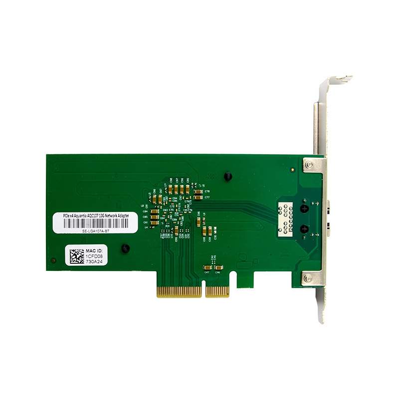AQC107芯片PCIe x4万兆电口网卡10G服务器RJ45网卡百兆千兆万兆
