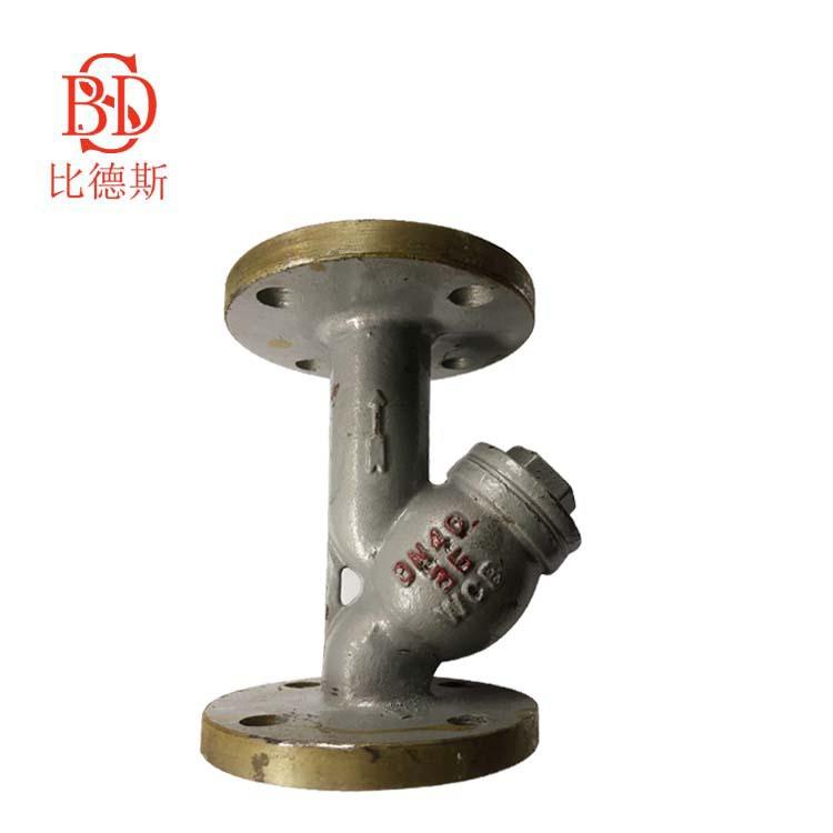 GL41H-16C法兰过滤器铸钢法兰蒸汽导热油Y型过滤器