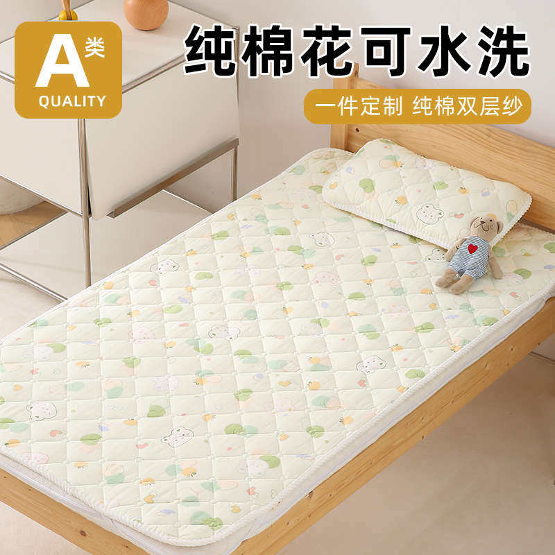 纯棉花幼儿园床垫可水洗儿童褥子婴儿床垫被拼接床软垫宝宝午睡垫