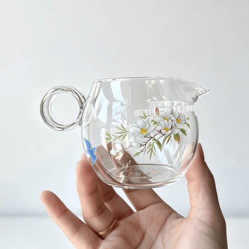 迷你月牙一体一人用公道分茶器