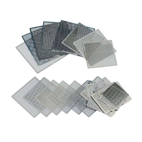 29张BGA植球钢网多用植球网植锡网南北桥显卡内存锡珠锡球植珠网