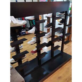 鞋架展示架鞋店中岛架运动鞋架多层带灯发光男女鞋子架落地陈列架