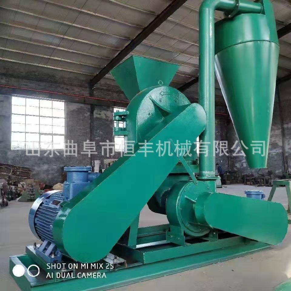 玉米杂粮粉碎机大豆粉碎机自吸式玉米齿盘粉碎机家用小麦磨面机