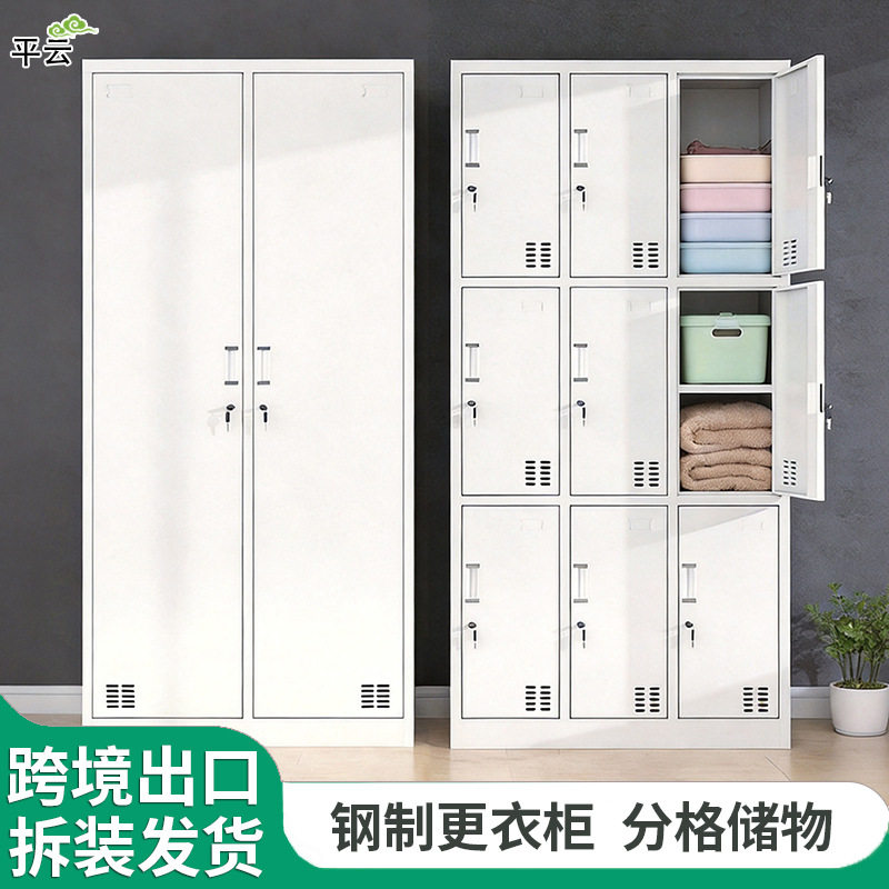 出口拆装储物柜跨境组装钢制储物收纳柜海外商用置物柜子