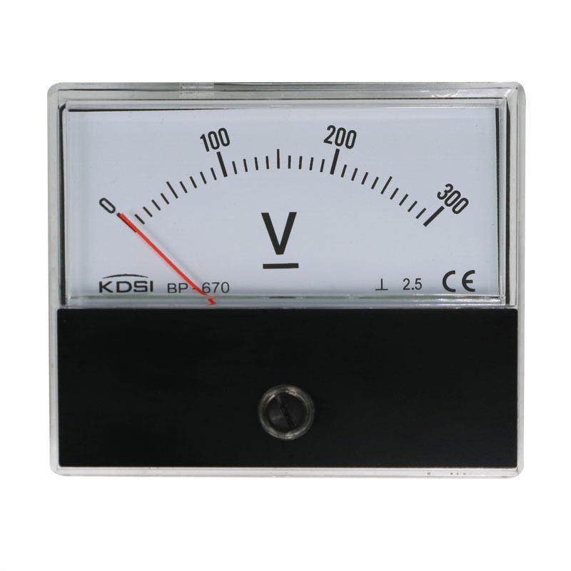 KDSI指针式直流电压表BP-670DC300V电火花机电压表