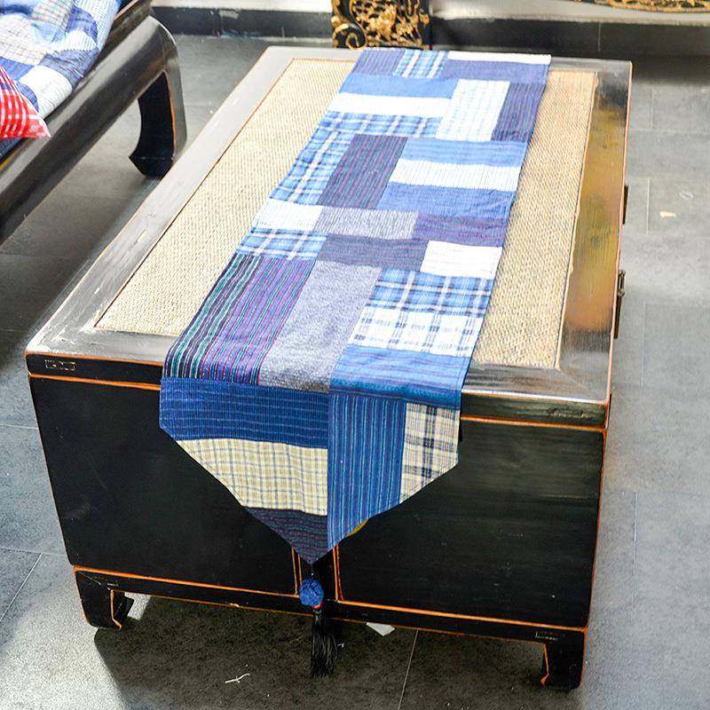 丹凤布艺：中式家居软饰布艺上海手织布土布拼布吊穗桌旗床旗柜旗,机械设备,其他机械设备,淘宝优惠券,粉丝福利购,淘宝优惠卷