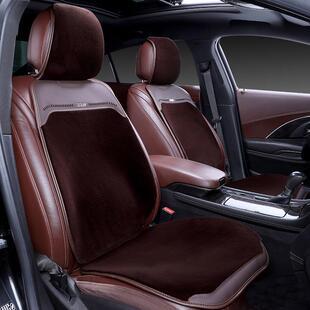 汽车坐垫冬季毛绒加厚保暖冬天棉座椅套短毛绒通用耐脏座垫不掉毛
