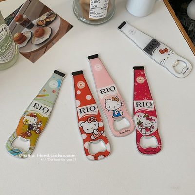 猫磁吸启瓶器家用起子创意多功能KT开瓶器冰箱贴卡通啤酒可爱个性