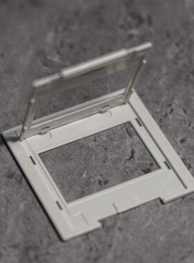 WINW文尔维135反转片框塑料片夹幻灯片夹100片白色薄装带盒子整盒