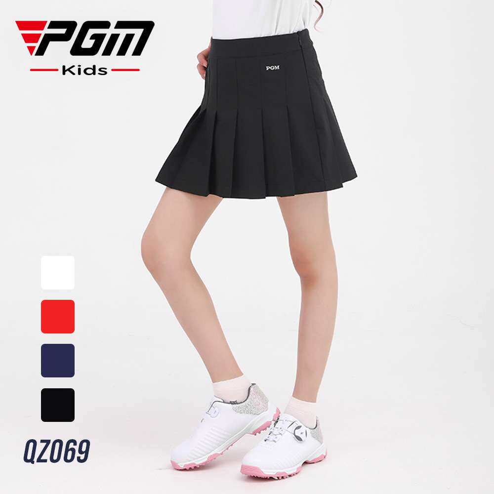 PGM 高尔夫服装 女童运动裙子 春夏季golf短裙 透气A字裙厂家直供